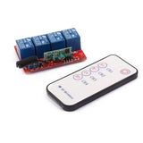 Maxbell 12V Four Channel 4CH RF Wireless Remote Controll Switch Relay Module 433MHz