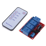 Maxbell 12V Four Channel 4CH RF Wireless Remote Controll Switch Relay Module 433MHz