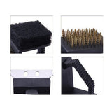 Maxbell 3-In-1 Barbecue BBQ Brush Tool Cleaning Brush Camping Grill Cleaner Scourer