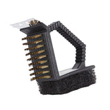 Maxbell 3-In-1 Barbecue BBQ Brush Tool Cleaning Brush Camping Grill Cleaner Scourer
