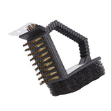 Maxbell 3-In-1 Barbecue BBQ Brush Tool Cleaning Brush Camping Grill Cleaner Scourer