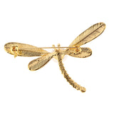 Maxbell Women Dragonfly Rhinestone Pearl Brooch Pin Clothe Accessories Jewelry Gifts