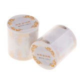 Maxbell 2 Rolls Washi Tape Masking Tape for Crafts Decoration