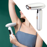 Maxbell Laser Hair Removal Device Convenient for Armpits Face Arms Bikini Line White