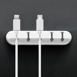 Maxbell 3/5/7 Hole Cable Tidy Clips Organiser Desk USB CHARGER CABLES 7 Hole