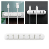 Maxbell 3/5/7 Hole Cable Tidy Clips Organiser Desk USB CHARGER CABLES 7 Hole