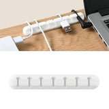 Maxbell 3/5/7 Hole Cable Tidy Clips Organiser Desk USB CHARGER CABLES 7 Hole