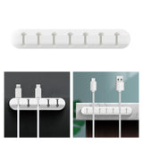 Maxbell 3/5/7 Hole Cable Tidy Clips Organiser Desk USB CHARGER CABLES 7 Hole