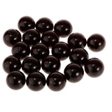 Maxbell 20x 16mm Clear Glass Marbles Kids Game Toy Vase Fish Tank Decor Black