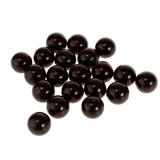 Maxbell 20x 16mm Clear Glass Marbles Kids Game Toy Vase Fish Tank Decor Black