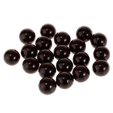Maxbell 20x 16mm Clear Glass Marbles Kids Game Toy Vase Fish Tank Decor Black