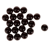 Maxbell 20x 16mm Clear Glass Marbles Kids Game Toy Vase Fish Tank Decor Black