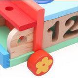 Maxbell Kid Educational Wooden Toy Disassembly Screw Nut Vehicle Car Knock Ball Toy