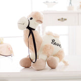 Maxbell Soft Plush Toys Alpaca Stuffed Animal Baby Kids Gift Animals Doll Style 4-Brown