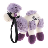 Maxbell Soft Plush Toys Alpaca Stuffed Animal Baby Kids Gift Animals Doll Style 4-Purple