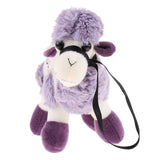 Maxbell Soft Plush Toys Alpaca Stuffed Animal Baby Kids Gift Animals Doll Style 4-Purple