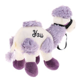 Maxbell Soft Plush Toys Alpaca Stuffed Animal Baby Kids Gift Animals Doll Style 4-Purple