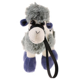 Maxbell Soft Plush Toys Alpaca Stuffed Animal Baby Kids Gift Animals Doll Style 4-Blue