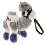 Maxbell Soft Plush Toys Alpaca Stuffed Animal Baby Kids Gift Animals Doll Style 4-Blue