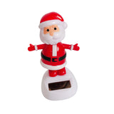 Maxbell Solar Powered Dancing Figurine Home Car Ornament Kids Toy Gift Santa Claus