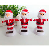 Maxbell Solar Powered Dancing Figurine Home Car Ornament Kids Toy Gift Santa Claus