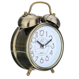 Maxbell Twin Bell Alarm Clock Dial, Backlight, Battery Operate Loud Alarm Clock Green Copper