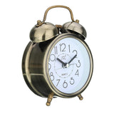 Maxbell Twin Bell Alarm Clock Dial, Backlight, Battery Operate Loud Alarm Clock Green Copper