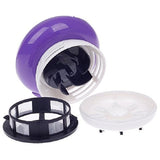 Maxbell Cute Mini Mushroom Corner Desk Table Dust Vacuum Cleaner Sweeper Purple