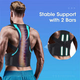 Maxbell Breathable Posture Corrector Spine and Back Support for Shoulders Back Brace S