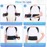 Maxbell Breathable Posture Corrector Spine and Back Support for Shoulders Back Brace S