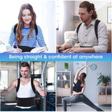 Maxbell Breathable Posture Corrector Spine and Back Support for Shoulders Back Brace S