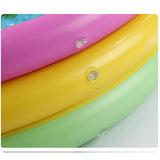 Maxbell Inflatable Kid Swimming Padding Pool Garden Summer Flat Bottom 60cm