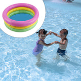 Maxbell Inflatable Kid Swimming Padding Pool Garden Summer Flat Bottom 60cm