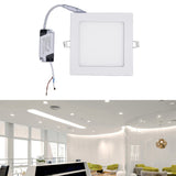 Maxbell Recessed Downlight Ceiling Light Kitchen Bedroom Workplace Square 9W 6500K