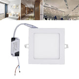 Maxbell Recessed Downlight Ceiling Light Kitchen Bedroom Workplace Square 9W 6500K