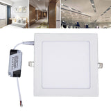 Maxbell Recessed Downlight Ceiling Light Kitchen Bedroom Workplace Square 12W 6500K