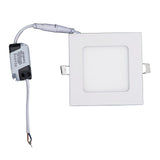 Maxbell Recessed Downlight Ceiling Light Kitchen Bedroom Workplace Square 3W 6500K