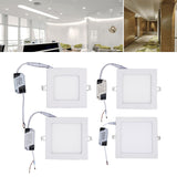 Maxbell Recessed Downlight Ceiling Light Kitchen Bedroom Workplace Square 3W 3500K