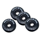 Maxbell Single Row Inline Hockey Skates Wheel Wear-Resistant 85A Wheels Black 80mm