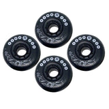 Maxbell Single Row Inline Hockey Skates Wheel Wear-Resistant 85A Wheels Black 80mm