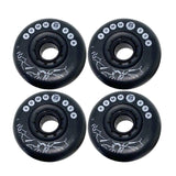 Maxbell Single Row Inline Hockey Skates Wheel Wear-Resistant 85A Wheels Black 80mm