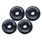 Maxbell Single Row Inline Hockey Skates Wheel Wear-Resistant 85A Wheels Black 80mm