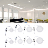 Maxbell Recessed Downlight Ceiling Light Bathroom Workplace Office 3W 3500K