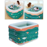 Maxbell Outdoor Inflatable Swimming Paddling Pool Garden Family Pools 210x150x75cm