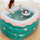 Maxbell Outdoor Inflatable Swimming Paddling Pool Garden Family Pools 210x150x75cm