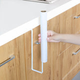 Maxbell 1x Toilet Paper Towel Holder Kitchen Roll Rack Under Cabinet Storage Shelf