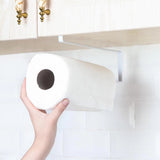 Maxbell 1x Toilet Paper Towel Holder Kitchen Roll Rack Under Cabinet Storage Shelf