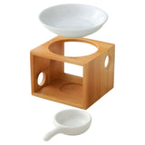 Oil Burner Wax Melt Burner Oil Warmer with Candle Spoon Furnace Home Decor
