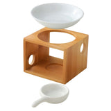 Oil Burner Wax Melt Burner Oil Warmer with Candle Spoon Furnace Home Decor