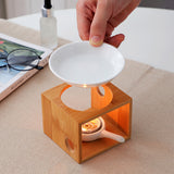 Oil Burner Wax Melt Burner Oil Warmer with Candle Spoon Furnace Home Decor